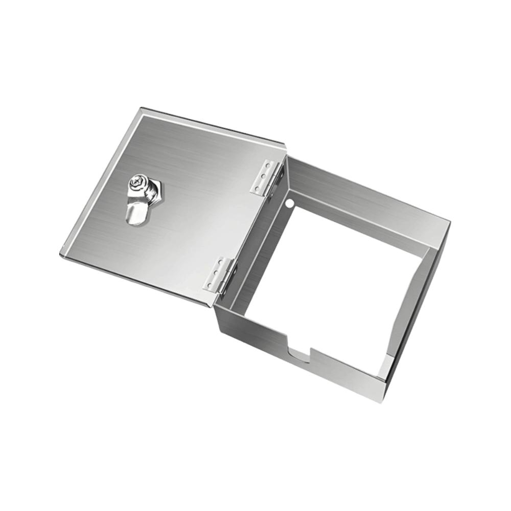 Stainless Steel Anti-Theft Socket Protection Box Waterproof Vandal-Proof Heavy-Duty Security Box Lockable Heavy-Duty