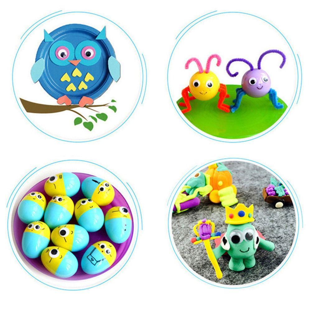 1Sheet Plastic Dolls Activity Eyes 3D Kindergarten Handmade Dolls Eyes