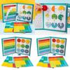 Magnetisches Bildungs-Bruchbuch mit Wasserstift für Kinder zum Lernen und für Matheübungen