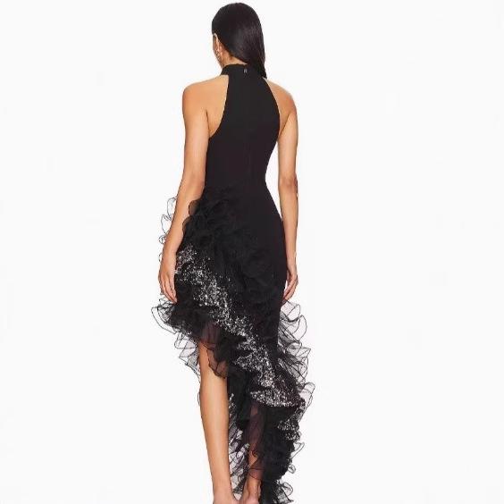 

Весна 2025 Женское платье-комбинация из французского кружева пэчворк - Многослойный, Приталенный, Дизайн без рукавов Medium