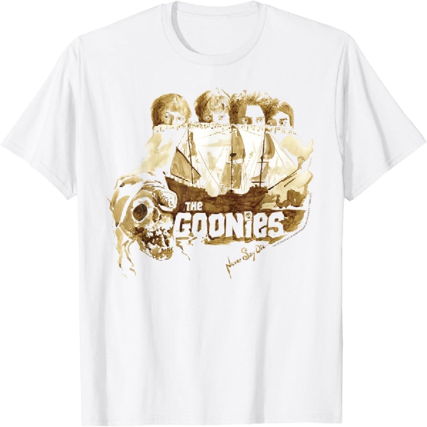 Group Shot Behind Ship Portrait T-Shirt S