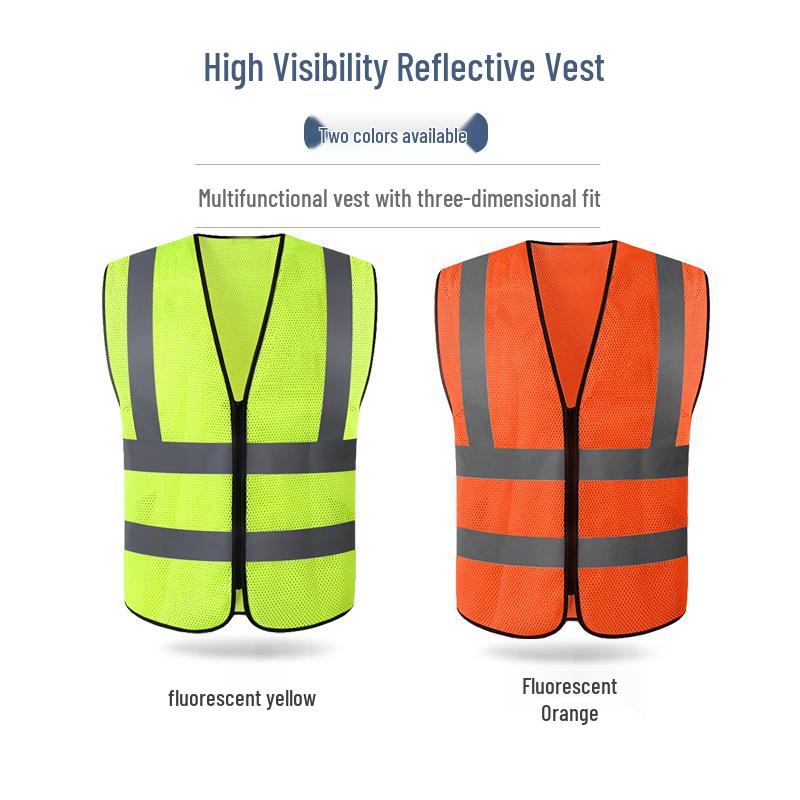 Reflective Safety Vest & Jacket for Night Work and Cycling