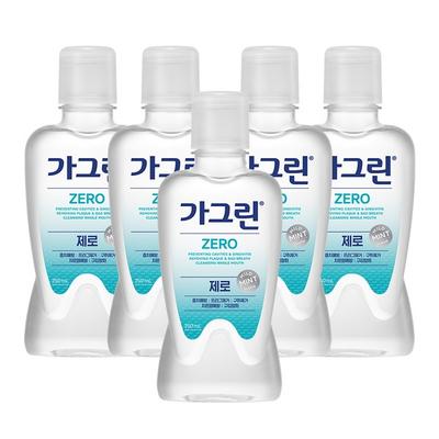 Gagreen Zero Mouthwash, 250ml, 5 Units