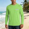 Herren Langarm Outdoor Hemd UPF50 Plus Sonnenschutz Atmungsaktiv Leicht Lockerer Schnitt Schnelltrocknend Sommer Freizeit Oberteil