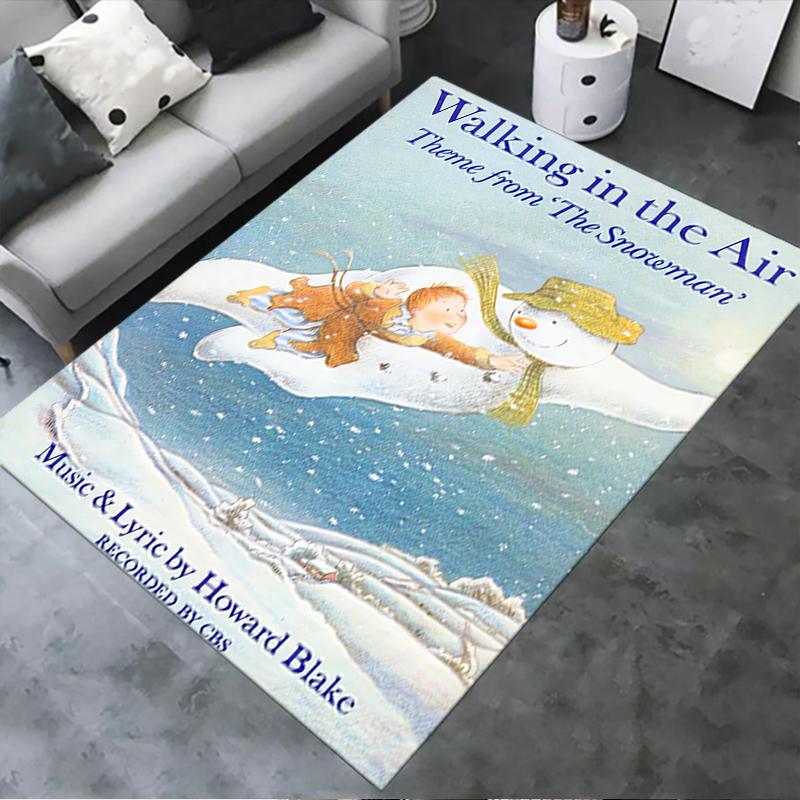 2025 New The Snowman Carpet Rug for Living Room Bedroom Home Sofa Decoration,Kids play Non-slip Floor Mat210