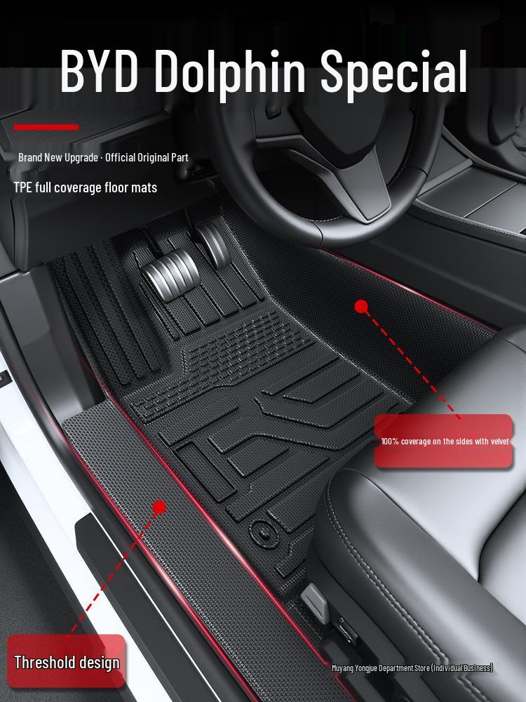 2025 BYD Dolphin TPE Full Surround Floor Mats - Interior Accessories