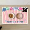 Cute Animal Silicone Diatomite Spillproof Pet Feeding Mat For Dining And Feeding