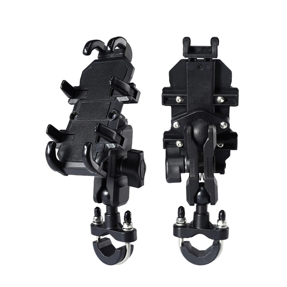 Motorcycle Mobile Phone Holder Bicycle Riding Bracket Gps Navigation Mount Handlebar / Side Mirror Stand