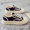 Spring and summer new canvas shoes women's platform women's shoes casual board shoes muffin white shoes tide