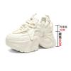Autumn and winter women's shoes with thick soles, heightening and velvet to keep warm, sports shoes for children, versatile and casual