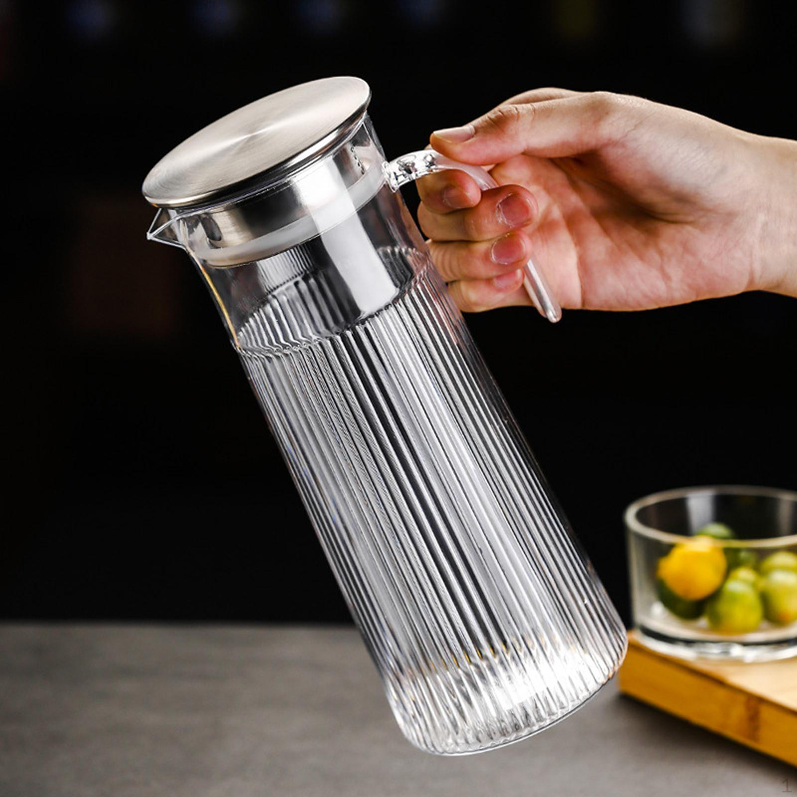 

Кувшин для напитков, холодный носик для отеля, кувшин для воды, холодильник и крышка для сока ПК 1L