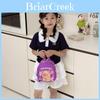 Capybara Pattern Kids Cartoon Backpack With Airflow Nylon For Preschool Daily Use