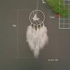 Bridal Butterfly Dreamcatcher - White Feather Wind Chime Pendant for Wedding/Home Decor