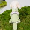 Dog raincoat, reflective, tractable, charging color, all-inclusive waterproof for four feet, going out to walk dogs and pets in rainy days, clothes