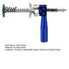 Flush Cut Plumbing Tool Precision PVC Internal Pipe Cutter with Diamond Blade And Drill Attachment Drain Trimmer Adjustable Depth Inside for