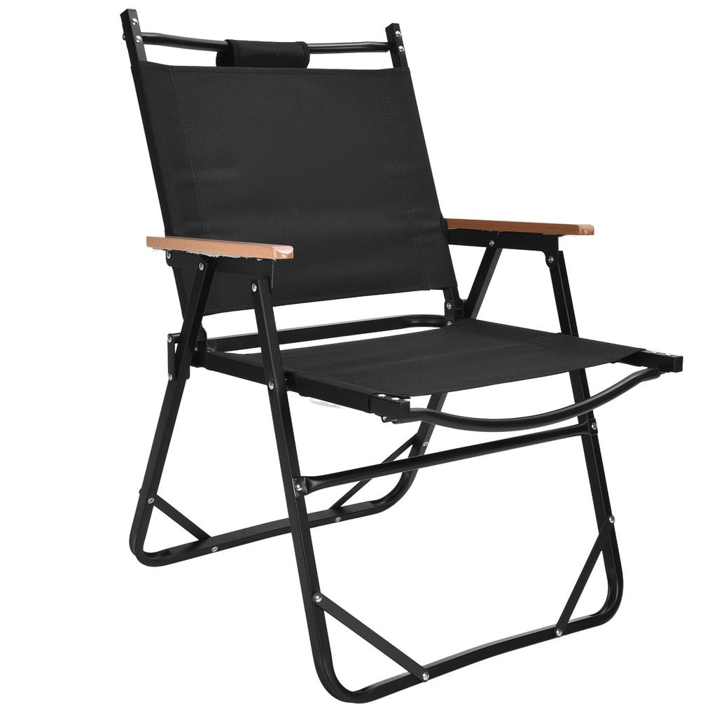 Folding Chair Portable Excellent Load Capacity Ergonomic Comfortable Chair for Camping Barbecue