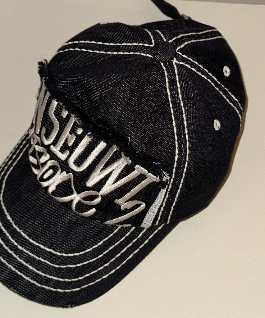 INSEOWL Washed Stitch Ball Cap - Denim Blue
