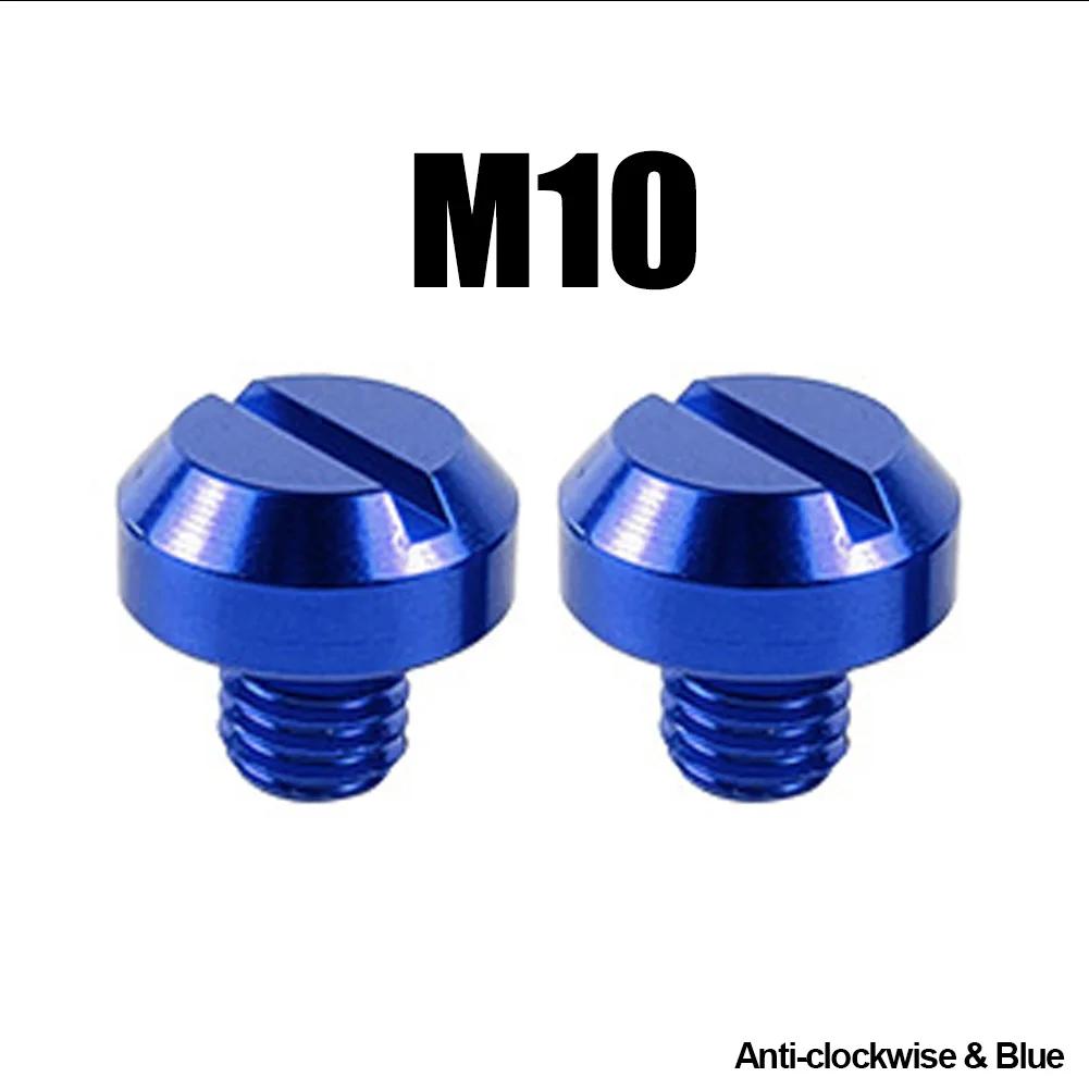 2Pcs Motorcycle M8 M10 CNC Aluminum M8 Rear View Mirror Hole Plugs Screws Rearview Mirror Anti-Rust Holder
