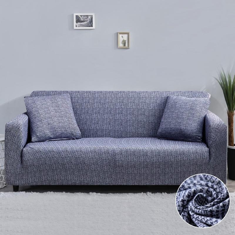 Texture Pattern Sofa Covers For Living Room All-Inclusive Elastic Chair Couch Corner Sectional Sofa Cover Furniture Slipcover