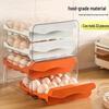 Double-Layer Stackable Refrigerator Egg Storage Drawer Box