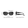 Coach 8391U Full Frame Design Injection Molded Oval Sunglasses Women Sunglasses Black 0HC8391U-500287
