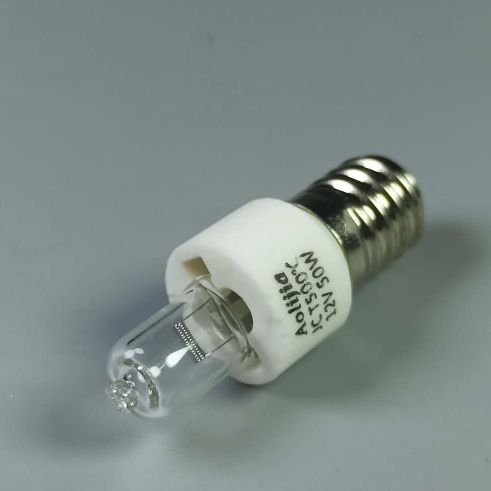 50W 12V E14 Oven Light Bulb Microwave Oven Lamp High Temperature Resistant 500℃ Halogen Lamp Bulb Dryer Microwave Light Dropship