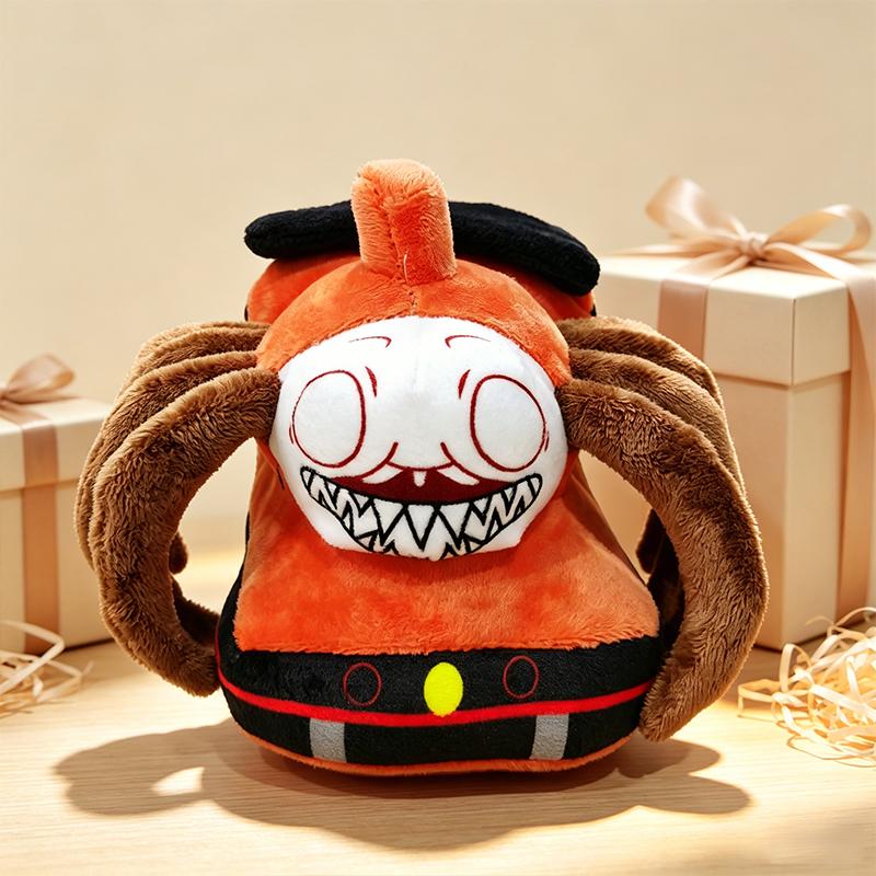Treno Ragno Peluche Giocattolo Faccia Spaventosa Bambola Imbottita Morbida Soffice Stile Horror Collezionabile Regalo Per Adolescenti Decorazione Halloween