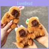 Adorable Capybara en Peluche Tête d'Animal Porc d'Eau Bandeau Porte-clés Cadeau Pour Enfants