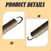 Extension Spring 732-0459C Accessories Replaces Metal Tractors Part 732-0459B for LT1042 LT1046