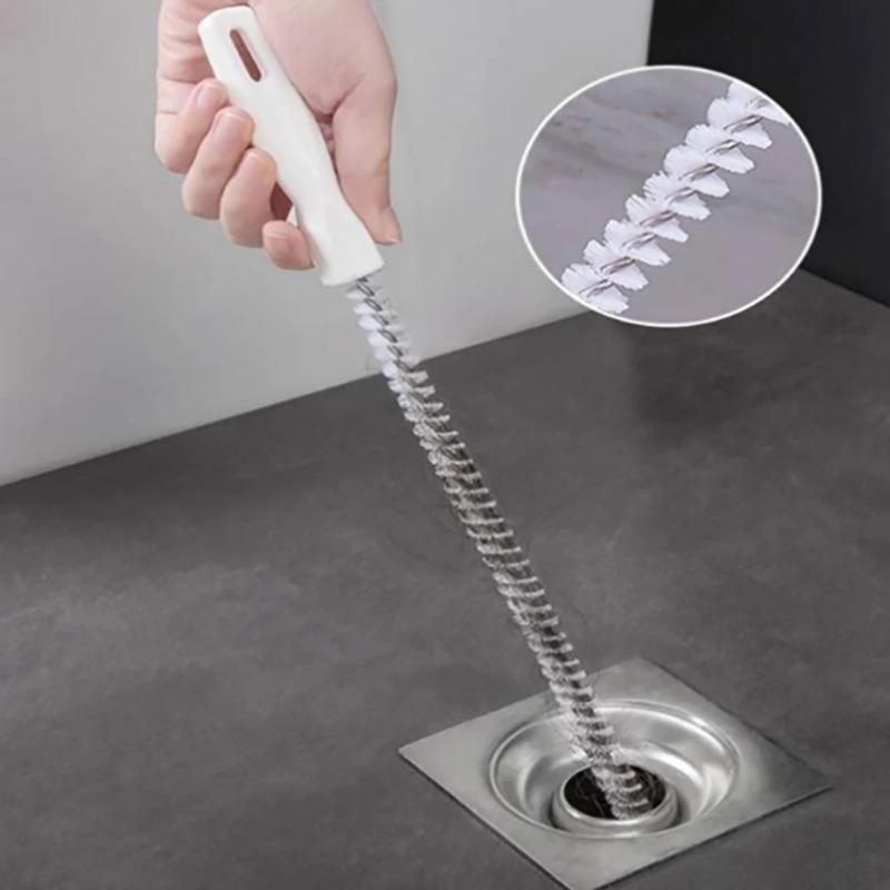 1/2 Stück Flexibles Abflussreinigerrohr Haarreiniger Waschbecken Reinigungsbürste Badezimmer Küche Rohrreinigungsgeräte