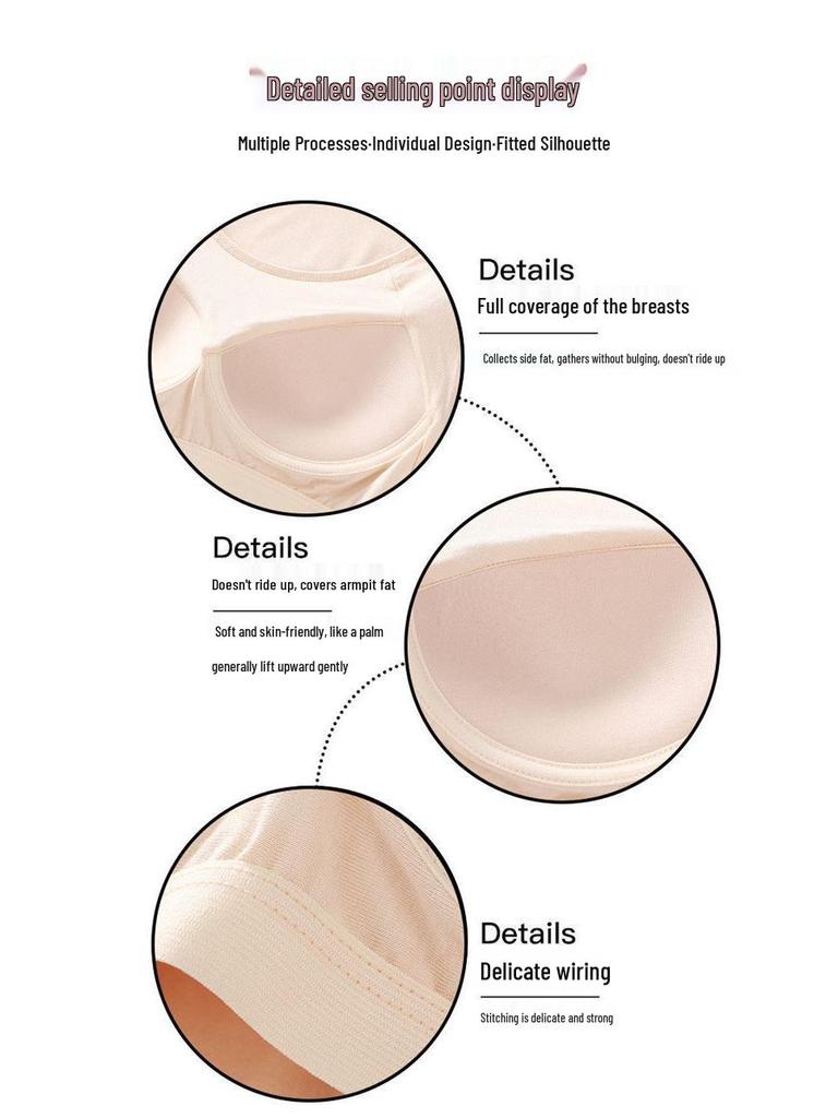 Modal Long Sleeve Thermal Undershirt with Built-in Padded Bra for Women