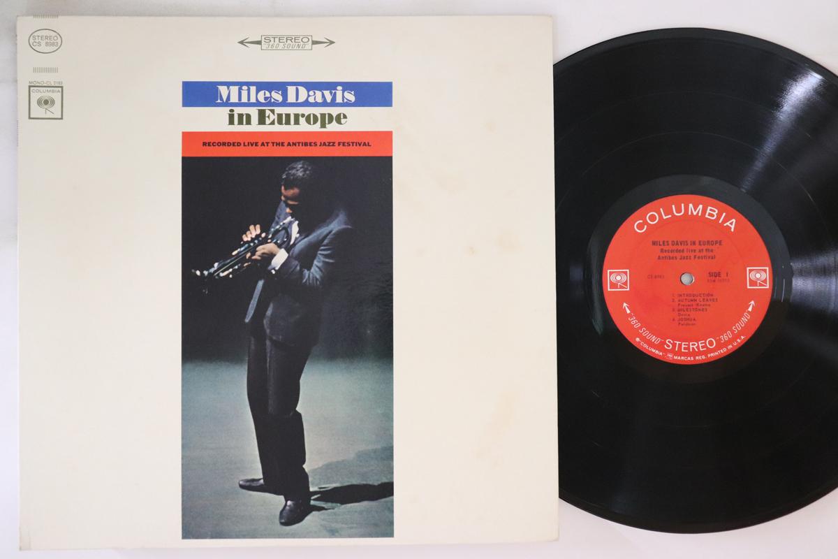 

LP Пластинка МАЙЛС ДЭВИС - В Европе CS8983 COLUMBIA 1964 США Джаз Б/У