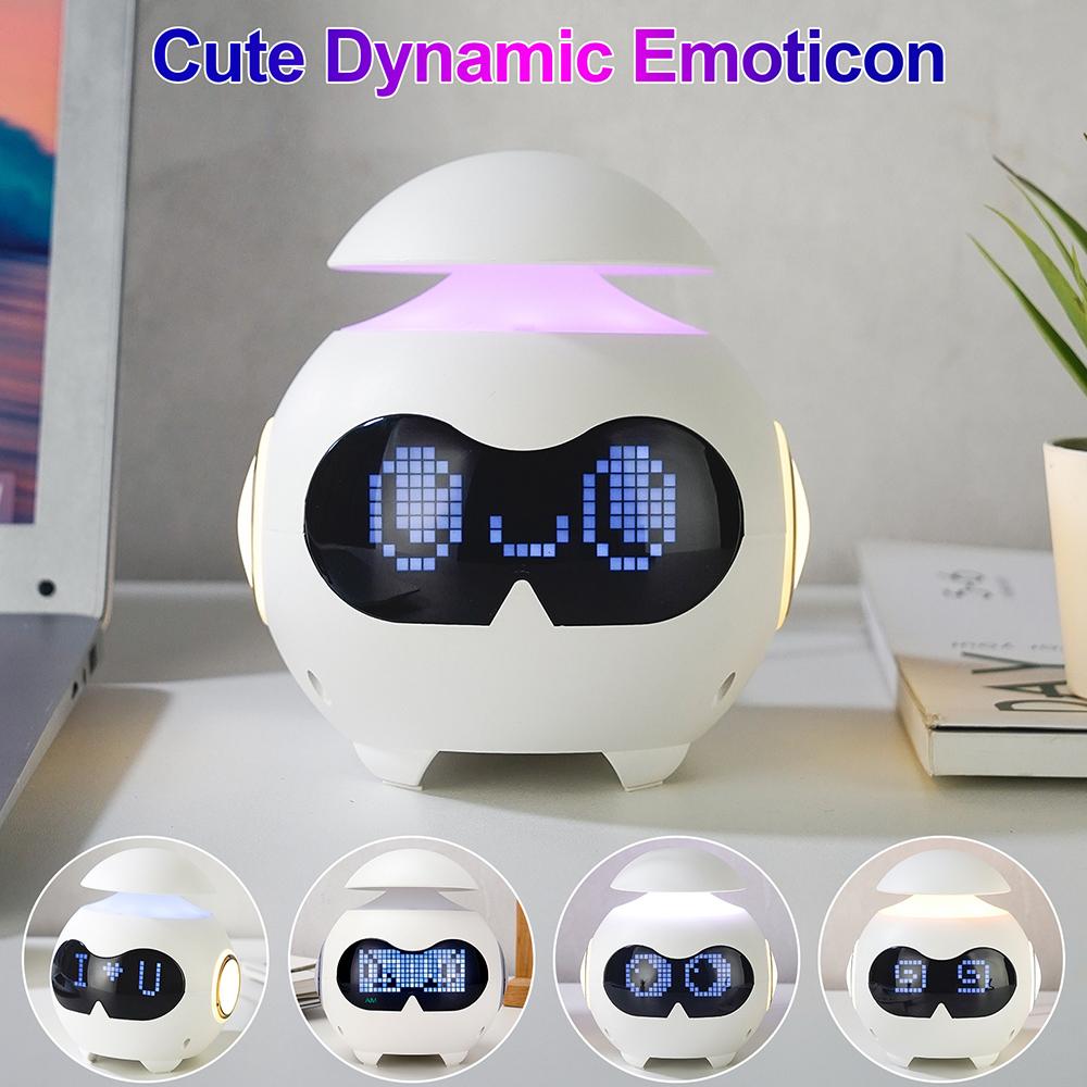 Réveil Lumineux Intelligent Réveil Émotionnel Haut-Parleur Bluetooth Son Niveau HIFI Sans Fil Affichage LED Horloge Numérique Veilleuse Décoration