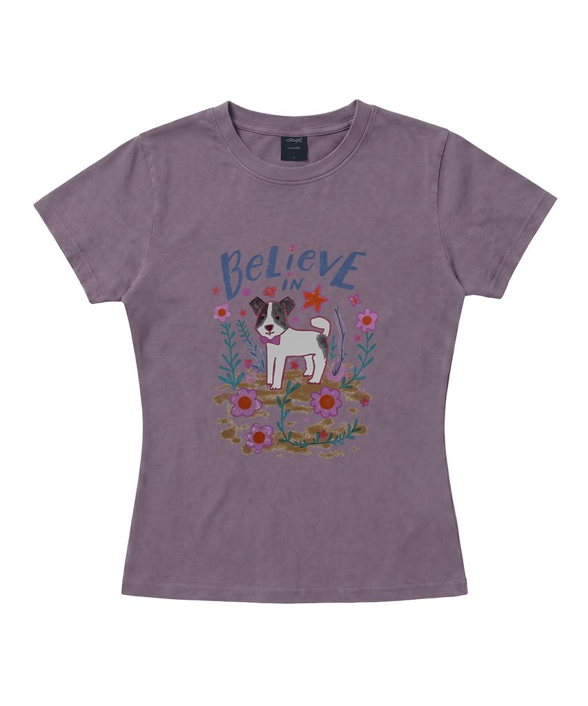 WILDROCK Hollysheesh Graphic Pigment Crop Short Sleeve T-Shirt Part02_4 Style (D Type)