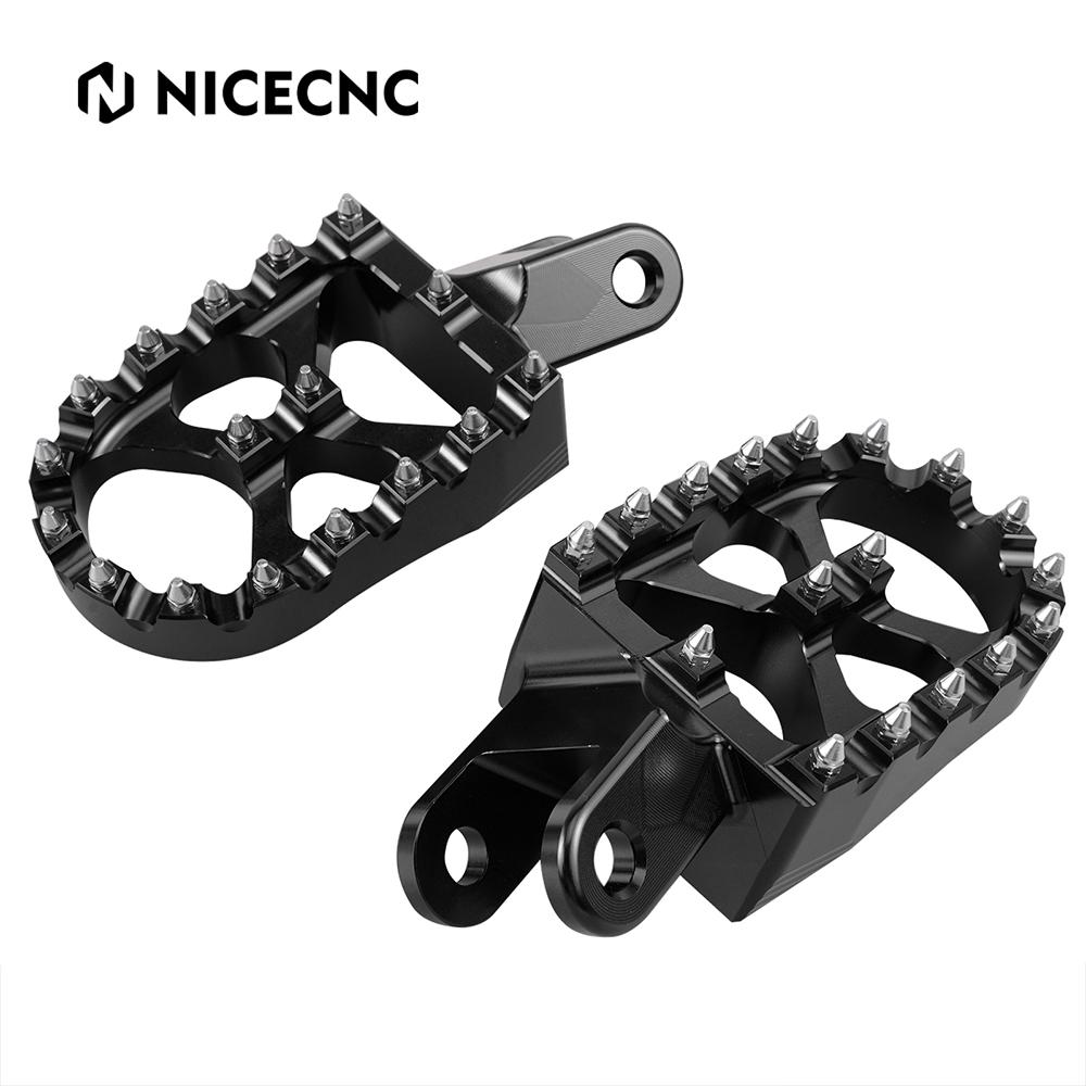 NICECNC For Honda XR650L 1993-2025 Motorcycle Footrest Foot Pegs Footpegs Rests Pedals CR80R CR85R XR250R XR400R XR600R XR650R