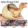 Oenux Classic Dinosaur Cubs T-Rex Saichania Spinosaurus Velociraptor  Pterosaur Cracked Dinosaur Egg Model Collection Kid Toy