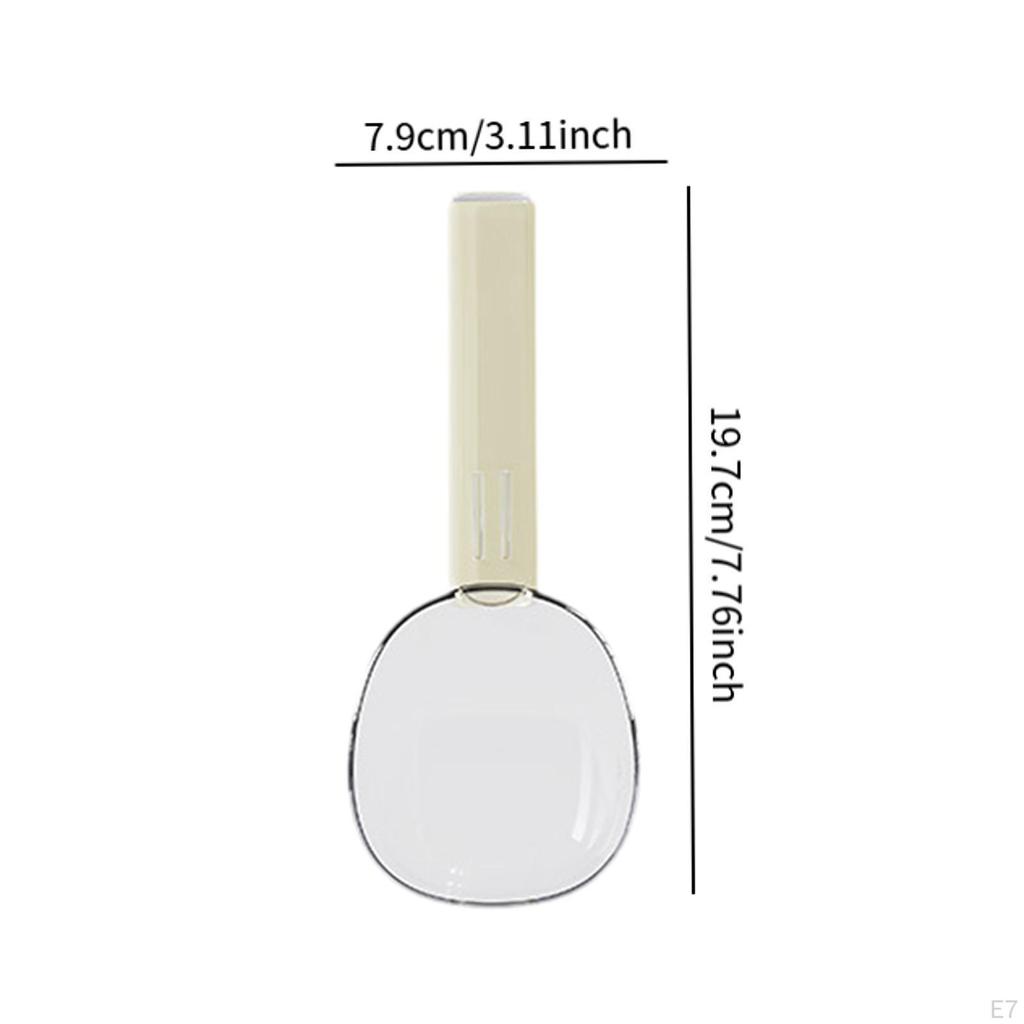 Messbecher für Tierfutter für Hunde mit Beutelclip und Katzenlöffel