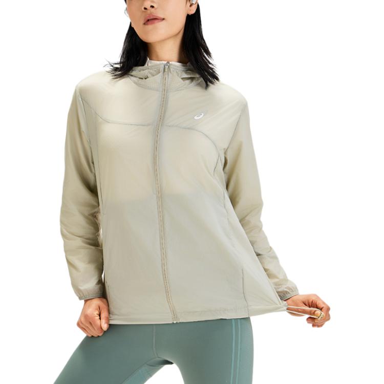 Asics Techplus Fashion Comfortable Versatile Hooded Jacket Women Jackets Gray 2012D254-300