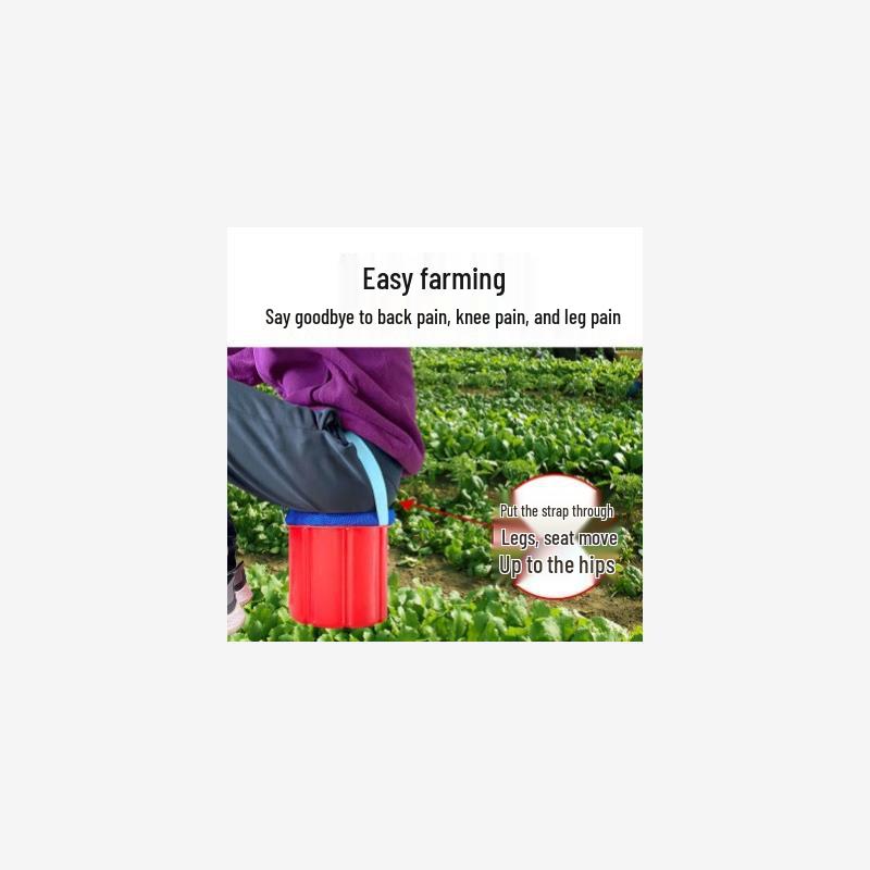 Portable Agricultural Sitting Stool for Farm and Greenhouse Work