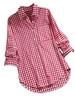 Retro Plaid Lapel Long Sleeve Shirt In Stock (2026)