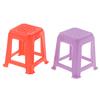 1/12 Scale Dollhouse Miniature Plastic Stools Chairs Pretend Play Furniture Toys