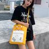 Cute Shiba Inu Dog Crossbody Bag Large Capacity Zipper Oxford Shopping Bags Women Casual Cartoon Printed Shoulder Bags