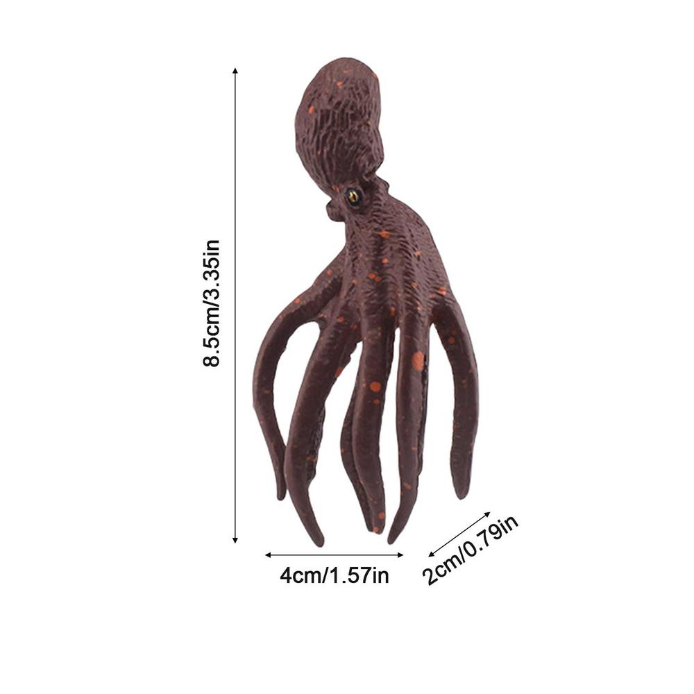 Simulated Marine Animal Model, Sea Rabbit/squid/green Spotted Squid Sea Marine Animal Model Bath Toys Tabletop Static Model Toy