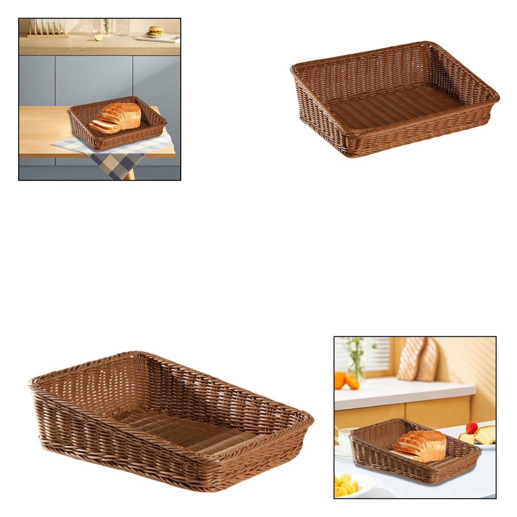 Storage Basket Bread Basket Decoration Multifunctional Storage Organizer Countertop Organizer Fruit Baskets for Household