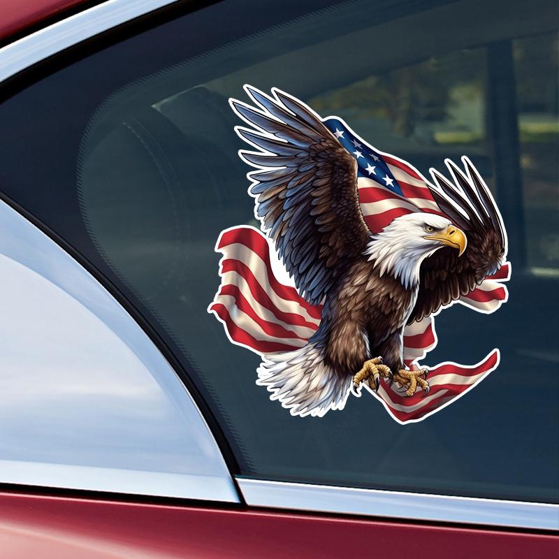 VS Adelaar Waterdichte Vinyl Sticker, Modieuze Patriottische Decal voor Auto Bumper Raam Buitenkant Decoratieve Accessoires