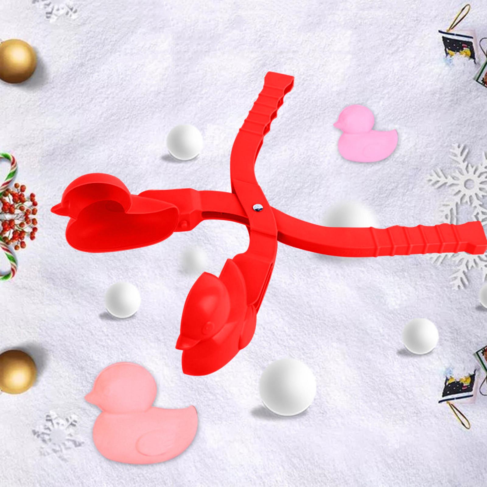 

Устройство для изготовления снежных комков, приспособление для изготовления снежных комков в форме снега и песка, зимние детские игрушки, 4 шт. красный