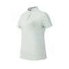 Golf Series Fashionable Minimalist Comfortable Short Sleeve Polo Shirt Women Tops Fog-Gray A11W625114FGY