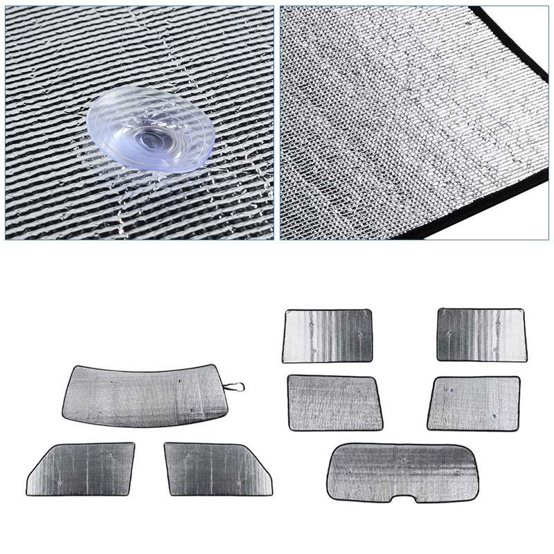 Car Windshield Sunshade Window Shade Foldable Sun Visor Cover Fit For Jeep Grand Commander 2006-2010 Car Interior Accessories,8 Pcs