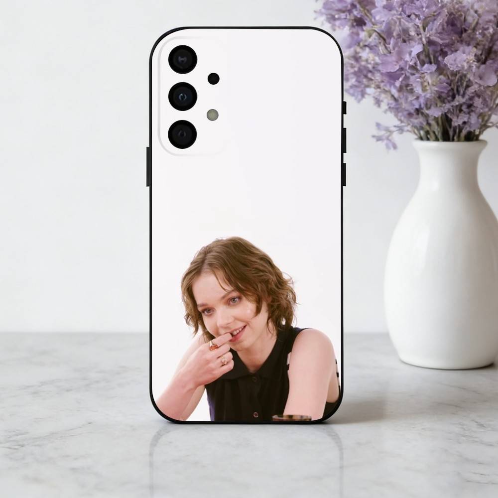 vibrant E-Emma M-Myers Actress Phone Case For Samsung Galaxy A73,A72,A71,A70,A53,A52,A51,Soft Silicone Black Cover