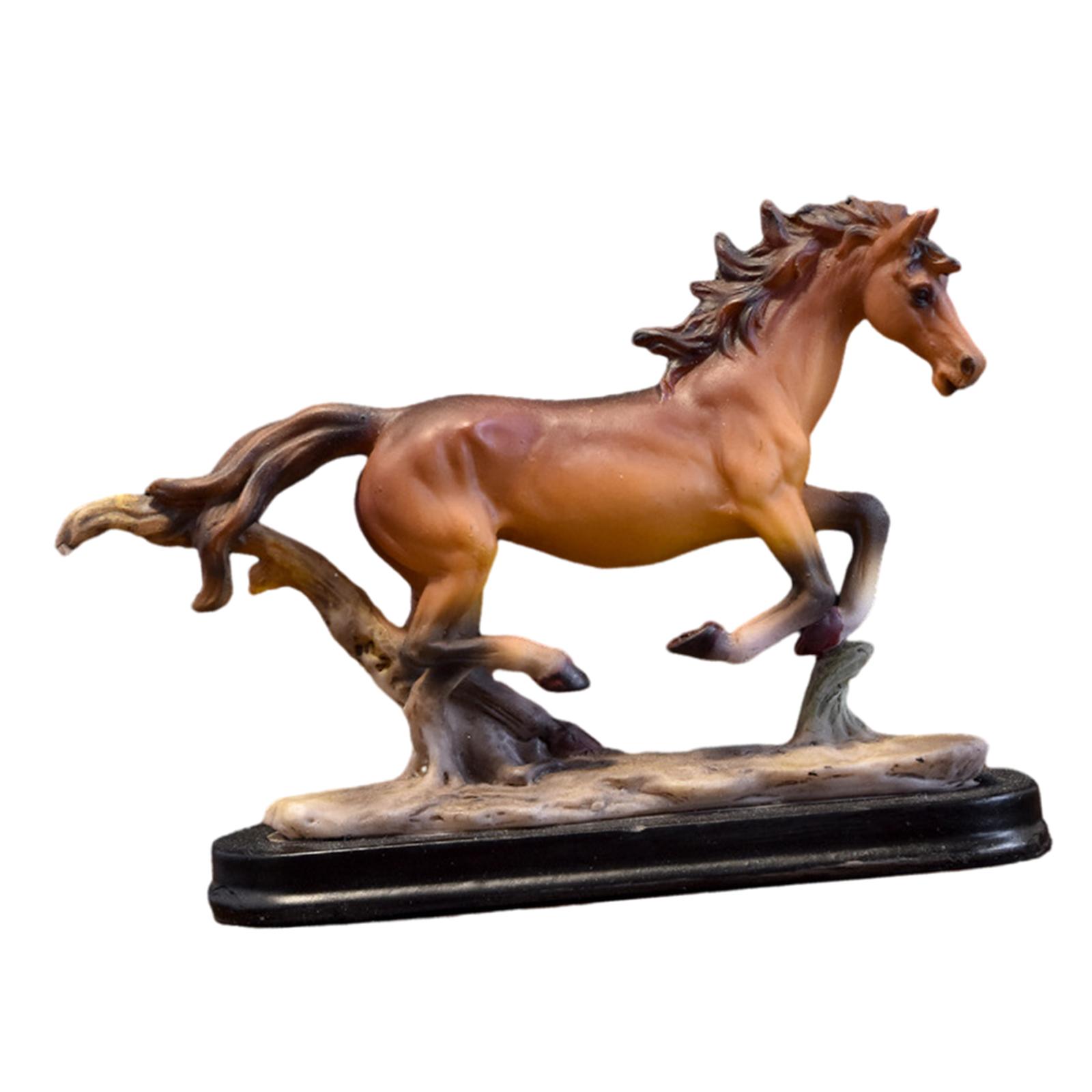 

Коллекционная фигурка лошади, настольное украшение, скульптура для мебели, украшение для стола, книжного шкафа, офиса, домашний декор